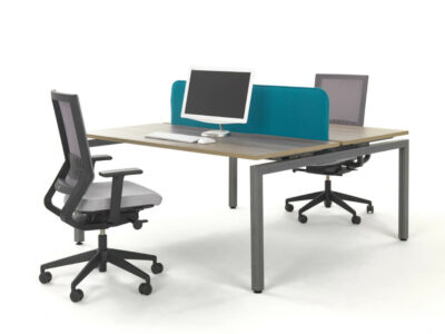 Lima 1 Double Bench Desk For 2, 4 And 6 Persons With U, A Or O Legs 6