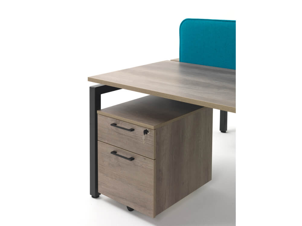 Lima 1 Double Bench Desk For 2, 4 And 6 Persons With U, A Or O Legs 9