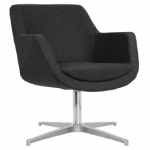 L710 x D850 x H850 (Low Back Polished Four-Star Swivel Chair )