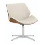 L730 x D730 x H775 (Medium Back Chrome Swivel Chair)