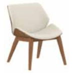 L630 x D600 x H805 (Medium Back Wooden Four-Legged Chair)