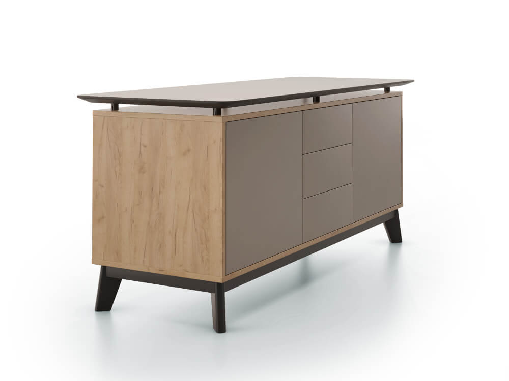 Meo Executive Credenza Unit With Floating Top 3