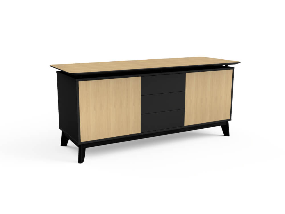 Meo Executive Credenza Unit With Floating Top 4