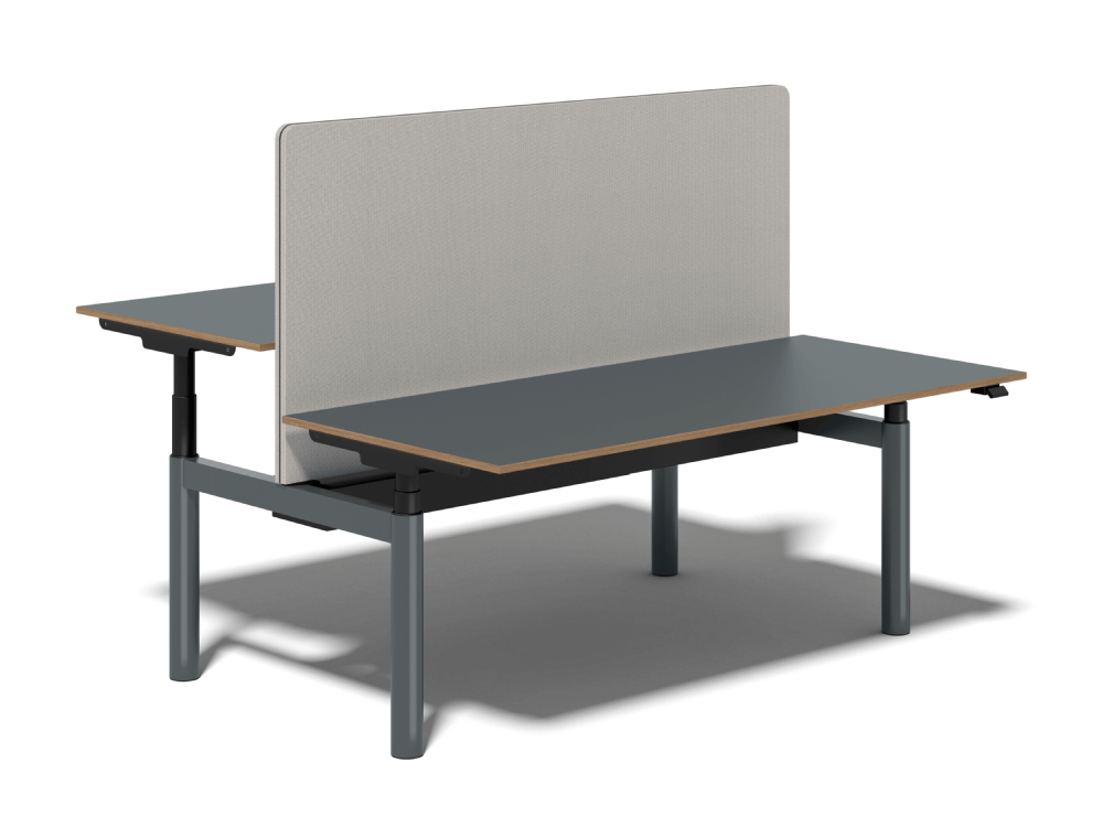 Nuvalia 1 – Back To Back Height Adjustable Operational Office Desk For 2 ,4 And 6 Persons 05