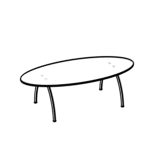 Oval Meeting Table(8 Persons)