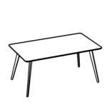 Rectangular Shape Table (4 Persons)