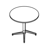 Round Shape Table (2 Persons)