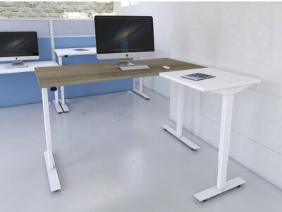 Savino Electric Height Adjustable Desk With Optional Return 1