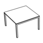 Square Shaped Table(4 and 6 Persons)