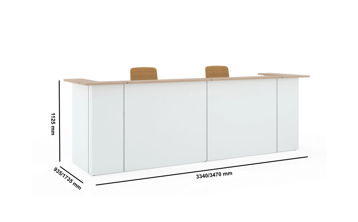 Alessio 8 L And U Shaped Reception Desk Dimensions 02img