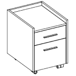 L460 x D620 x H600 (Filing Unit with Finishing Sides)