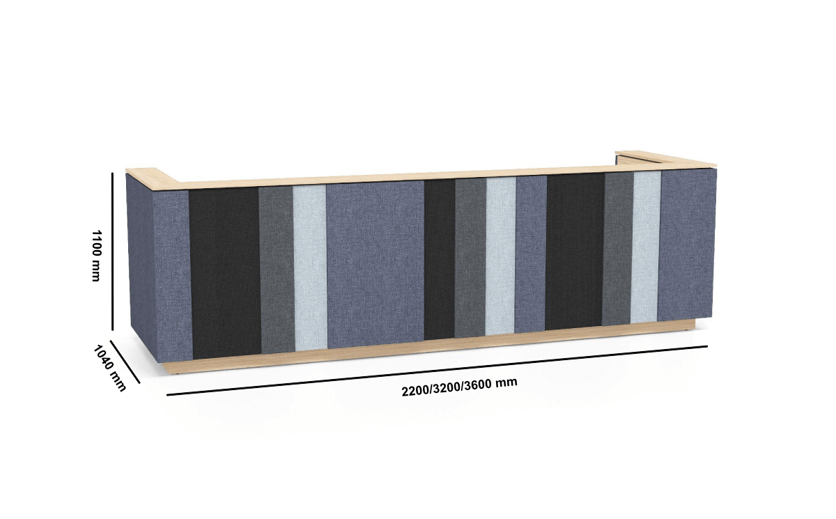 Dontey U Shape Reception Desk Dimensions Img