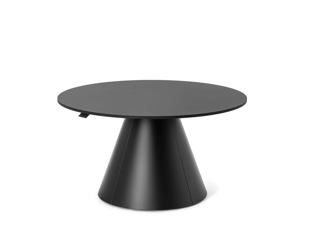 Fawida 1 Height Adjustment Round Meetingtable With Conical Base 03