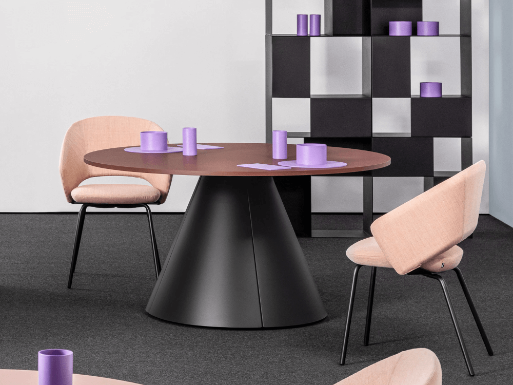 Fawida Round Meeting Table With Conical Base 01 (1)