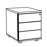 Giovel Three Drawer