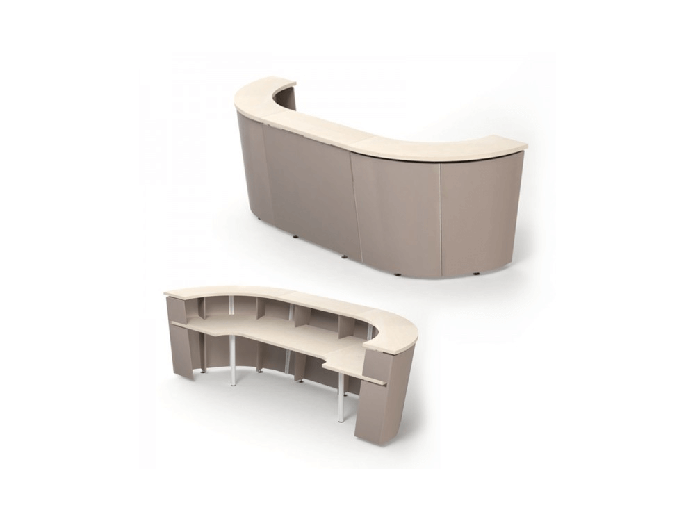 Meconi Straight, Curved And Cornner Curved Reception Desk With Optional Dda Access Unit 08 Img