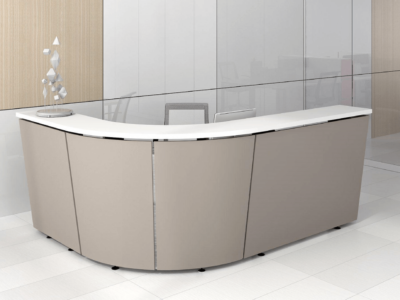 Meconi Straight, Curved And Cornner Curved Reception Desk With Optional Dda Access Unit Main Img