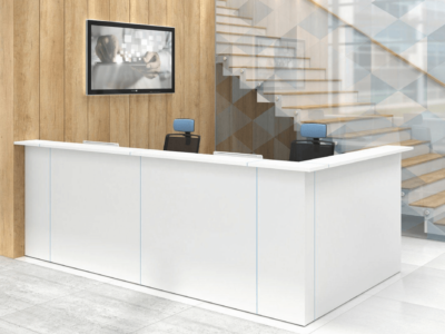 Nazario L And U Shaped Reception Desk With Panel Main Img