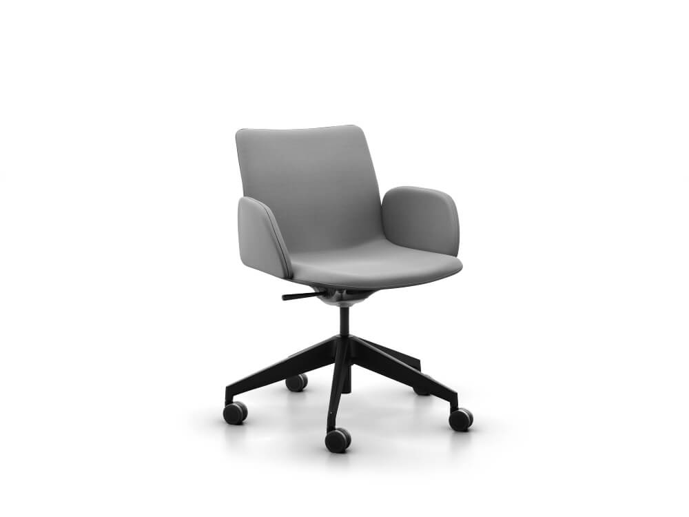 Omero Mutlipurpose Chair With Wooden Metal Legs 13