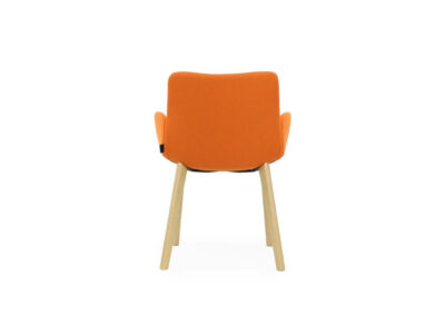 Omero Mutlipurpose Chair With Wooden Metal Legs 28