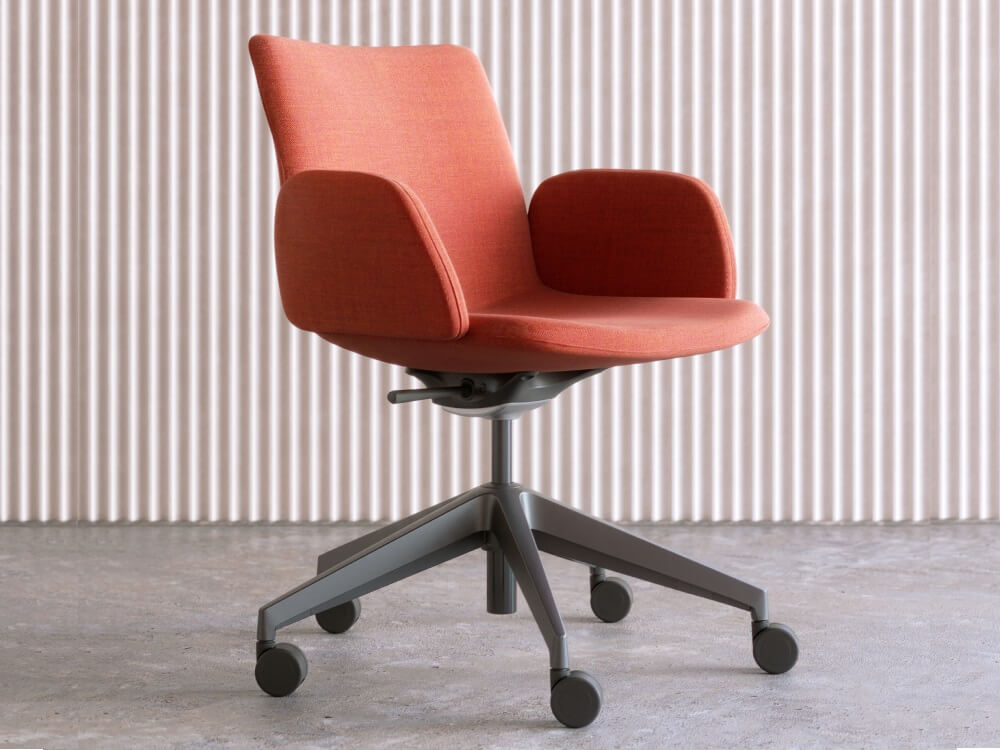 Omero Mutlipurpose Chair With Wooden Metal Legs 6