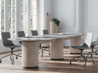 Patrizio Acoustic Columns Leg Meeting Table 1