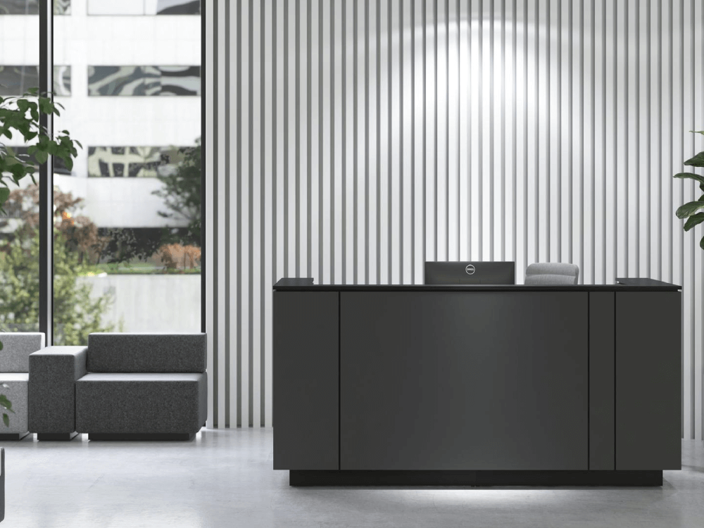 Riccardo Straight Reception Desk With Optional Table 01 Img