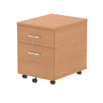 2 Pedestal Dy Oak