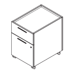 Della Pedestal 3 Drawers (1)