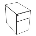 Eo 2 Drawer Pedestal (1)