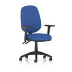 Esme – Multicolour Operator Office Chair Ha Arms Arms Blue Fabric