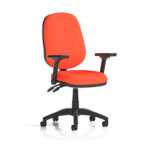 Esme – Multicolour Operator Office Chair Ha Arms Arms Tabasco Orange