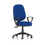 Esme – Multicolour Operator Office Chair Loop Arms Stevia Blue