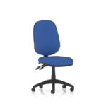 Esme – Multicolour Operator Office Chair No Arms Blue Fabric No Arms