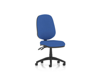 Esme – Multicolour Operator Office Chair No Arms Blue Fabric No Arms