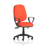 Esme – Multicolour Operator Office Chair With Arms Sketch 3 Loop Arms