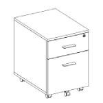 Moka Pedestal 2 Drawers (1)