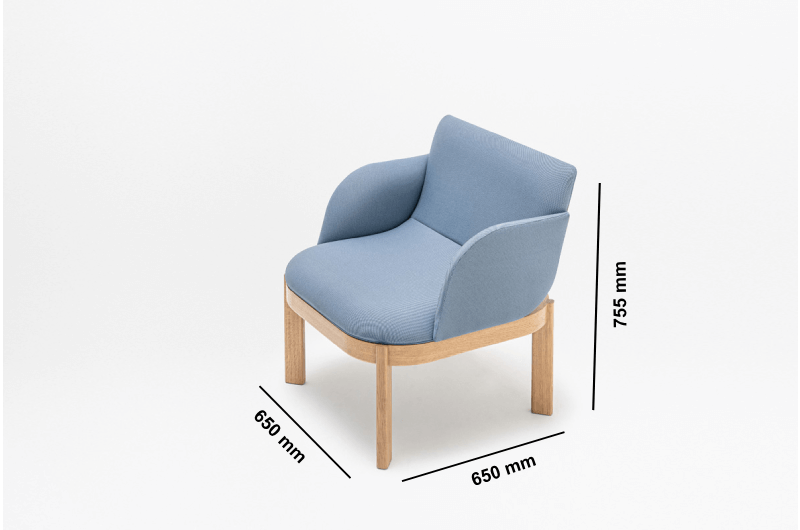 Rample - One, Two and Three Seater Sofa Dimensions Img