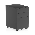 Steel 3 Pedestal Dy Black