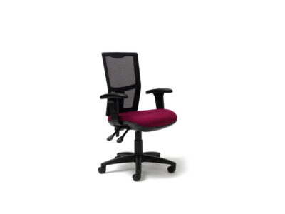 Vico Mesh Back Operator Office Chair With Adjustable Arms 1