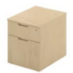 Bruna 1 Drawer + 1 File Drawer Pedestal (1)