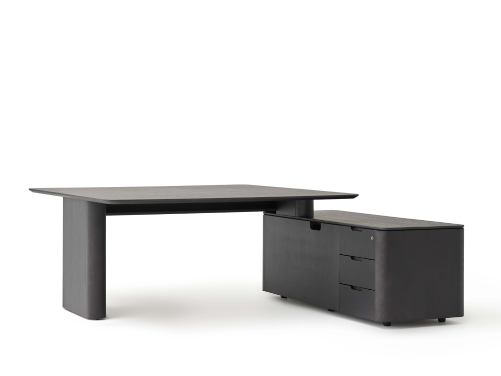 Bruna – Executive Desk With Modesty Panel And Optional Return Pedestal 06