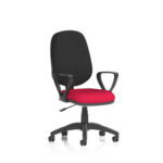 Esme – Multicolour Operator Office Chair Bergamot Cherry Black Loop Arms