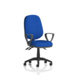 Esme – Multicolour Operator Office Chair Bergamot Stevia Blue Loop Arms