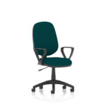 Esme – Multicolour Operator Office Chair Loop Arms Maringa Teal