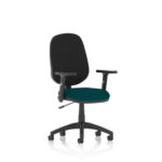 Esme – Multicolour Operator Office Chair Maringa Teal Black Ha Arms