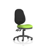 Esme – Multicolour Operator Office Chair No Arms Myrrh Green Black Back