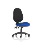 Esme – Multicolour Operator Office Chair No Arms Stevia Blue Black Back