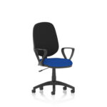 Esme – Multicolour Operator Office Chair Stevia Blue Black Loop Arms