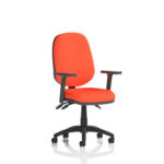 Esme – Multicolour Operator Office Chair Tabasco Orange Ha Arms